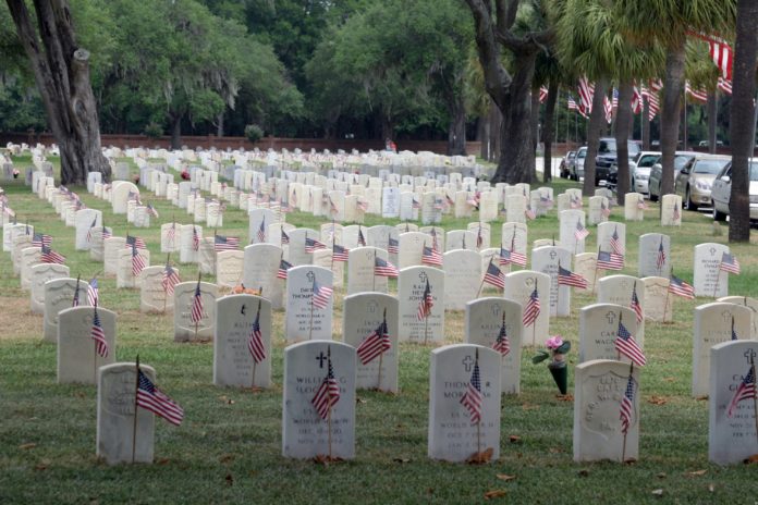Beaufort National Cemetery needs Memorial Day flag volunteers