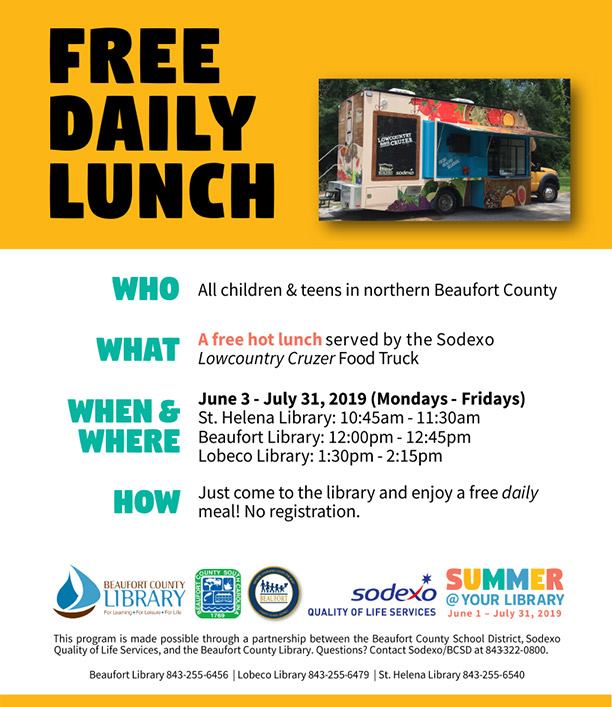 Food truck to again serve free lunches to Beaufort children over summer