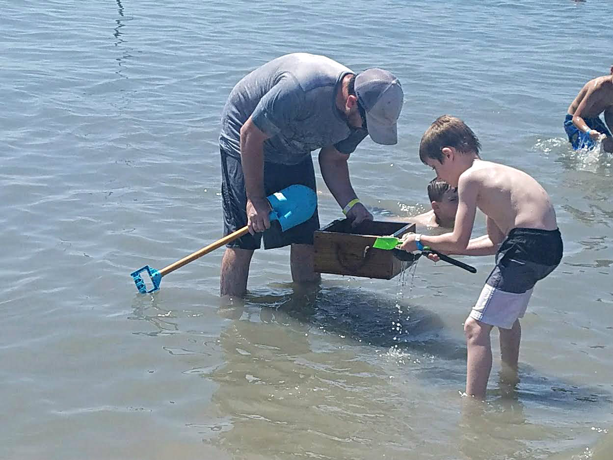 Shark tooth hunt draws thousands to Port Royal