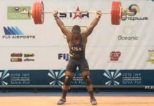 C.J. Cummings becomes first weightlifter to win 4 World Titles in a row