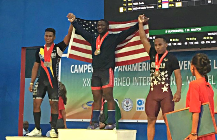 C.J. Cummings sets 3 more Junior World Weightlifting Records