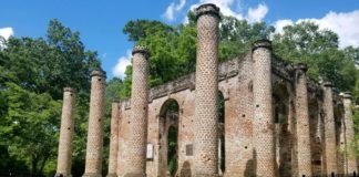 Fence placed around sacred Old Sheldon Church ruins Fence placed around sacred Old Sheldon Church ruins