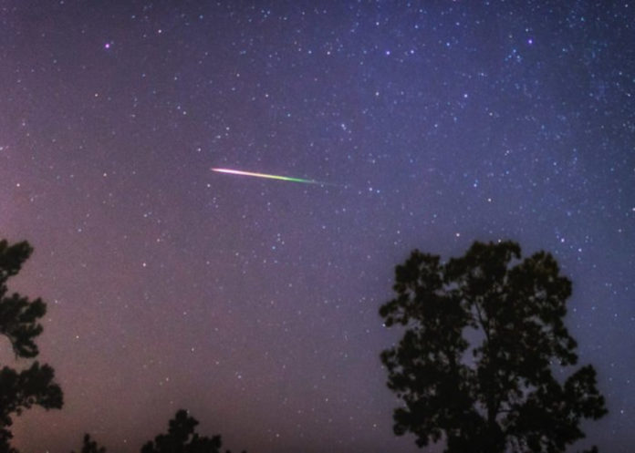 Annual Perseid meteor shower invades the sky over Beaufort