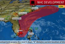 Tropical storm threat along SC coast possible over next few days