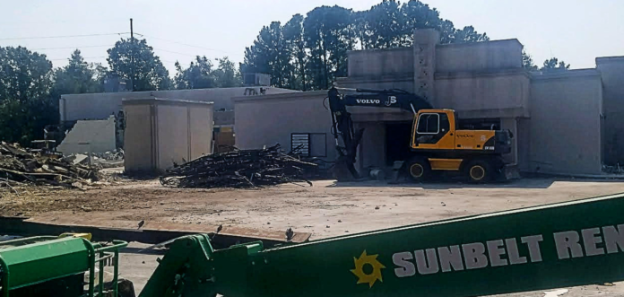 End of an era: Beaufort movie theater demolished for supermarket