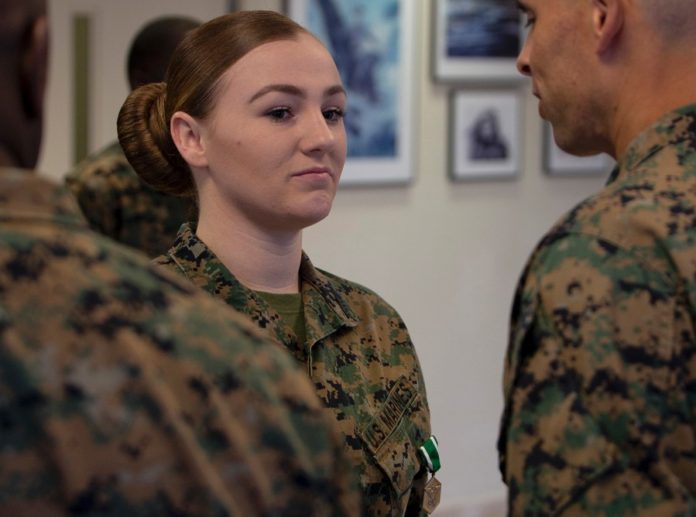 Marine receives Navy Commendation Medal for saving Beaufort boy's life