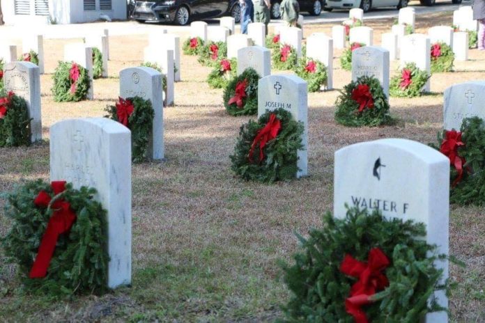 Wreaths Across America coming to Beaufort National Cemetery on December 18th