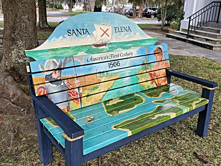 New benches around town tell some of Beaufort's history