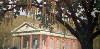 Painting shows original look of Sheldon Church Painting sheds light on original look of Sheldon Church