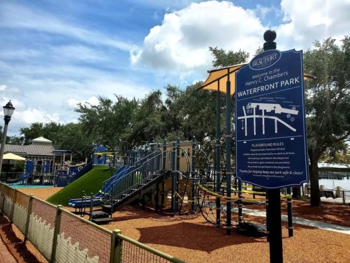 New playground open at downtown Beaufort waterfront
