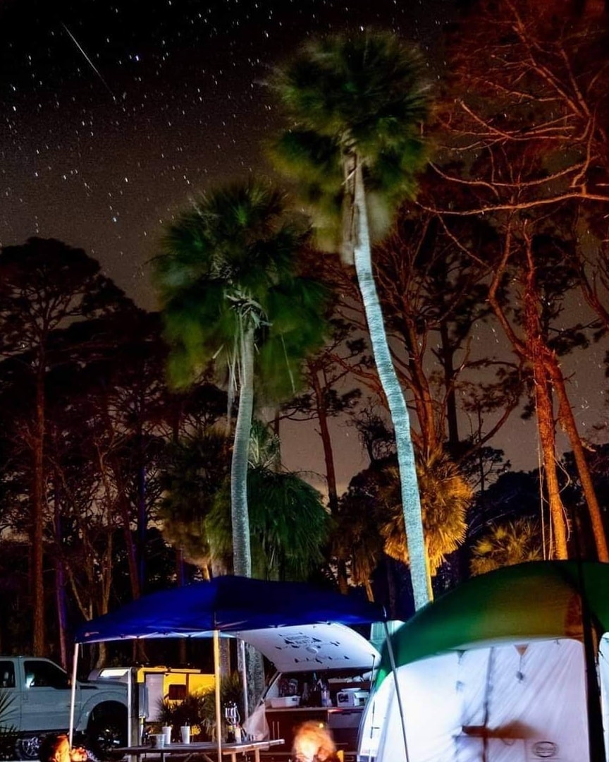 The beauty of camping at Hunting Island