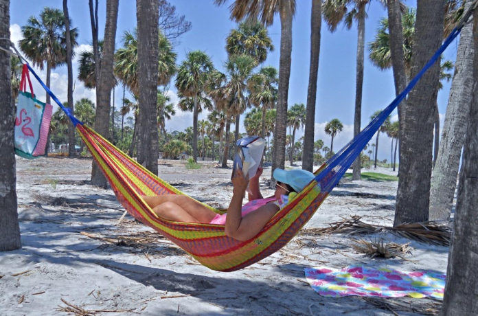 The beauty of camping at Hunting Island