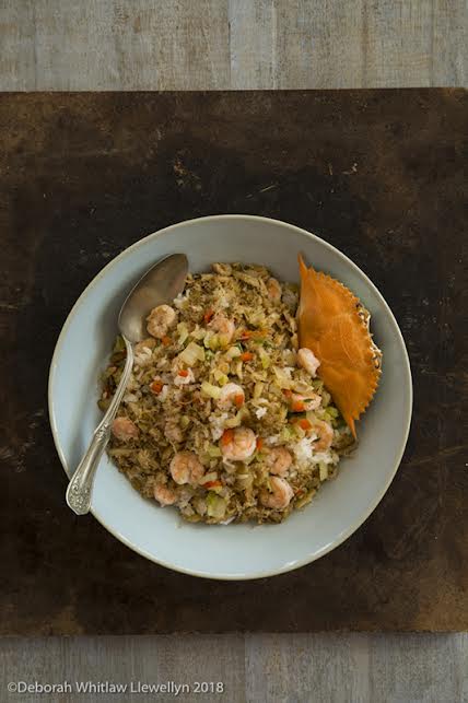 Lowcountry Recipes: 'Fuskie Fried Crab & Shrimp Rice