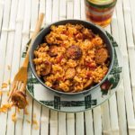 sallieannerobinsonRedRiceSausageBeef