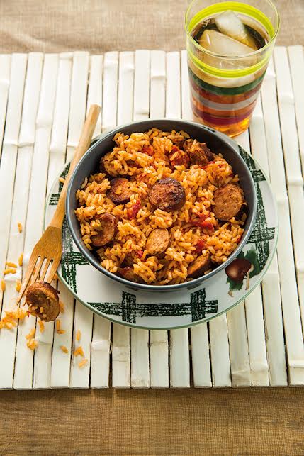 Lowcountry Recipes: ’Fuskie Favorite Red Rice with Sausage and Beef