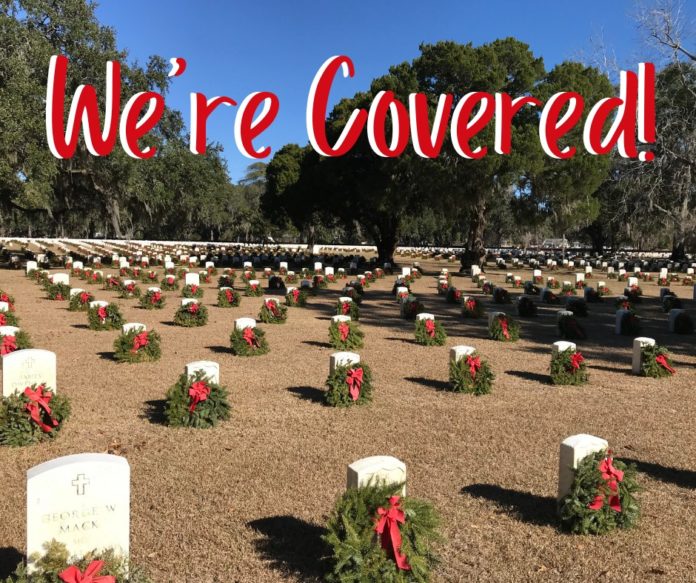 Record number of wreaths sponsored for Beaufort National Cemetery