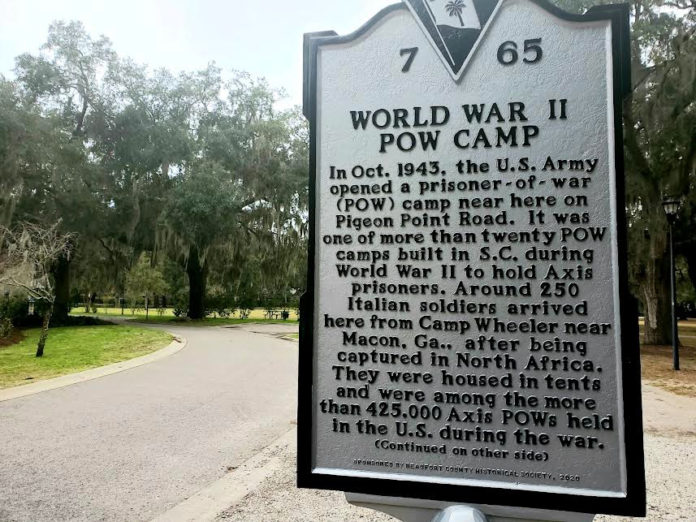 Beaufort History: Pigeon Point home to World War II POW Camp