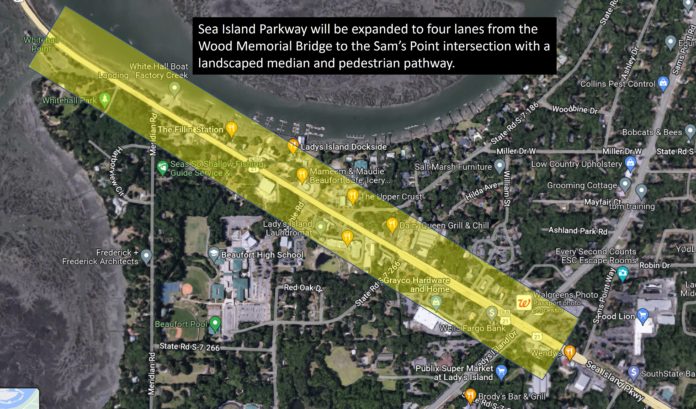 Sea Island Parkway to be widened to four lanes on Lady's Island