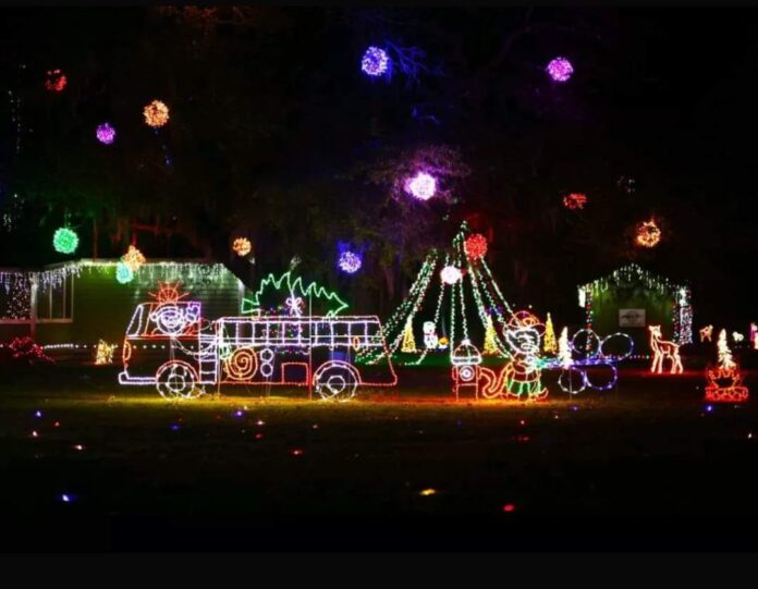 Lowcountry Christmas light display helps local families in need