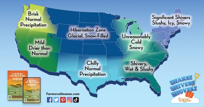 Farmers' Almanac predicts cold & snow in South this winter