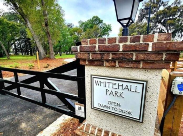 Due to damage, Whitehall development parking lot now closed to public