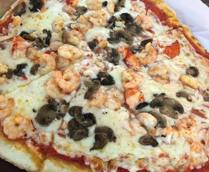 This waterfront spot has the only seafood pizza you'll find in Beaufort SC