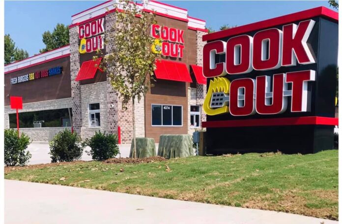 Cook Out restaurant opening in Beaufort next month