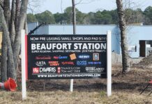 Construction in high gear at new Beaufort Station shopping center Construction in high gear at new Beaufort Station shopping center