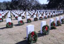 Over 26,000 Remembrance wreaths placed at Beaufort National Cemetery 26,000 Remembrance wreaths placed at Beaufort National Cemetery