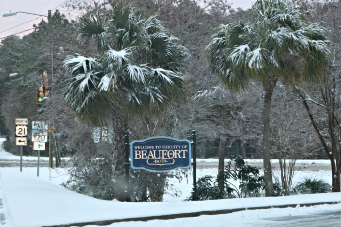 Will it snow in Beaufort SC next week?