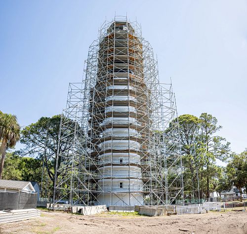 Restoration of Hunting Island Lighthouse closer to completion
