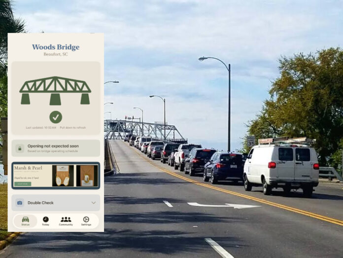 New phone app informs you of status on Woods Memorial Bridge