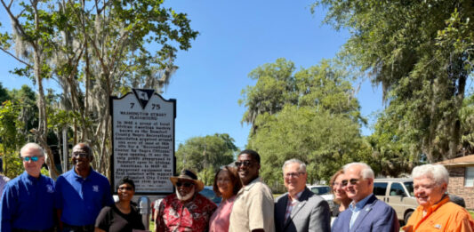 Washington Street Park Ribbon Cutting, installation of Historic Marker Washington Street Park Ribbon Cutting, installation of Historic Marker