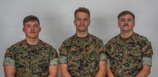 Beaufort Marines rescue man from burning car