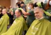 Locals, Port Royal Police Department, go bald for child cancer research